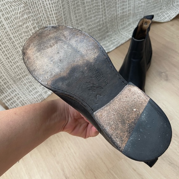 Black Genuine Leather Boots - Picture 4 of 5